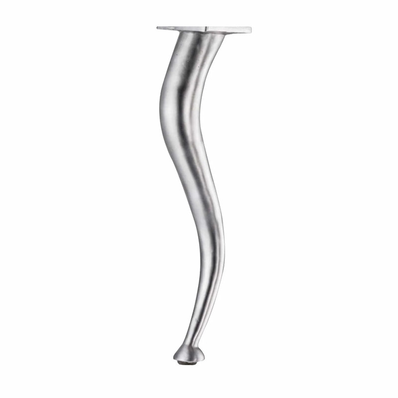 15-1/4" (387 mm) Table Leg Polished Aluminum